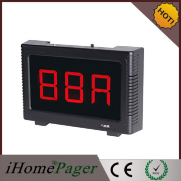 Restaurant service display receiver