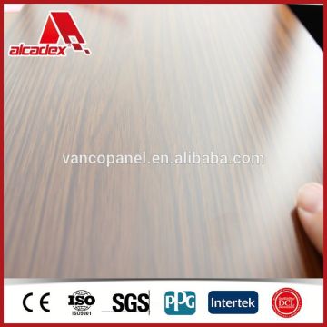 pvdf aluminum composite panel wooder texture aluminum composite panels