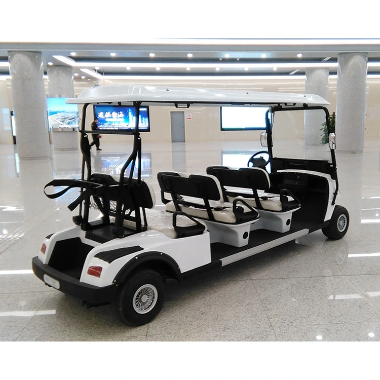 Ce Certificated Battery Operated 6 Seater Electric Aluminum Golf Cart