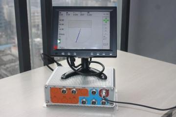 Tower crane monitor device