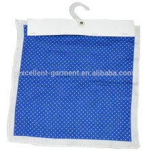 100% linen printed hanky with dots design