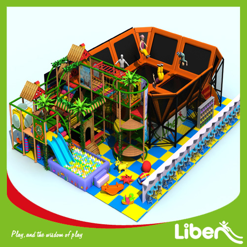 Indoor amusement playground for children infant nursery student