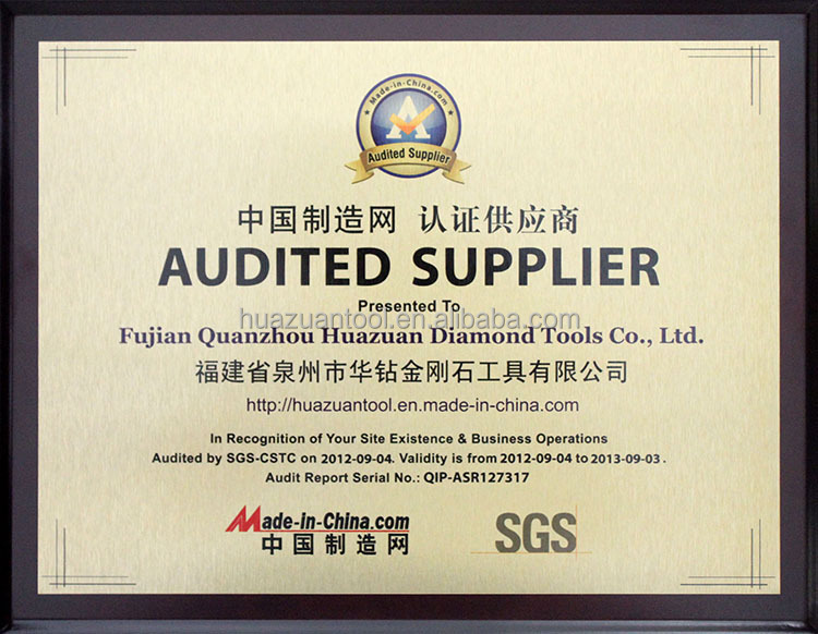 Professional supplier of diamond tools for cutting, grinding, polishing, drilling etc