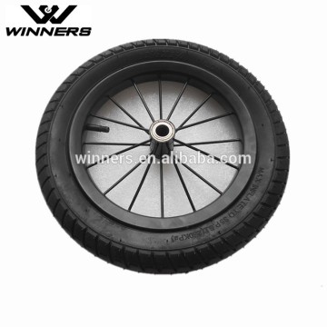 12 inch black scooter wheel, air kid scooter wheel