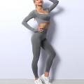 Set Yoga Fitness Seamless Suit