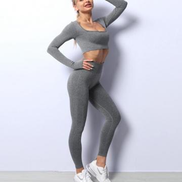 Set Yoga Fitness Seamless Suit