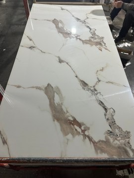 High Gloss UV Marble Sheet Modern Interior Design