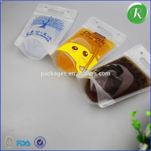 Clear printed ziplock bag men's underwear packaging