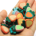 Fancy Rapa Ananas Verdura Frutta Resina Bead Spacer Cucina fai da te Ornamenti per frigorifero Perline Slime Craft Decor