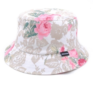 Custom full print bucket hat/ floral printing bucket hat/ custom bucket hat