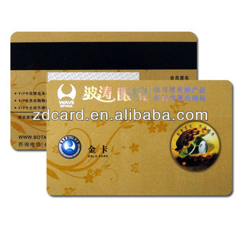 Financial plastic card