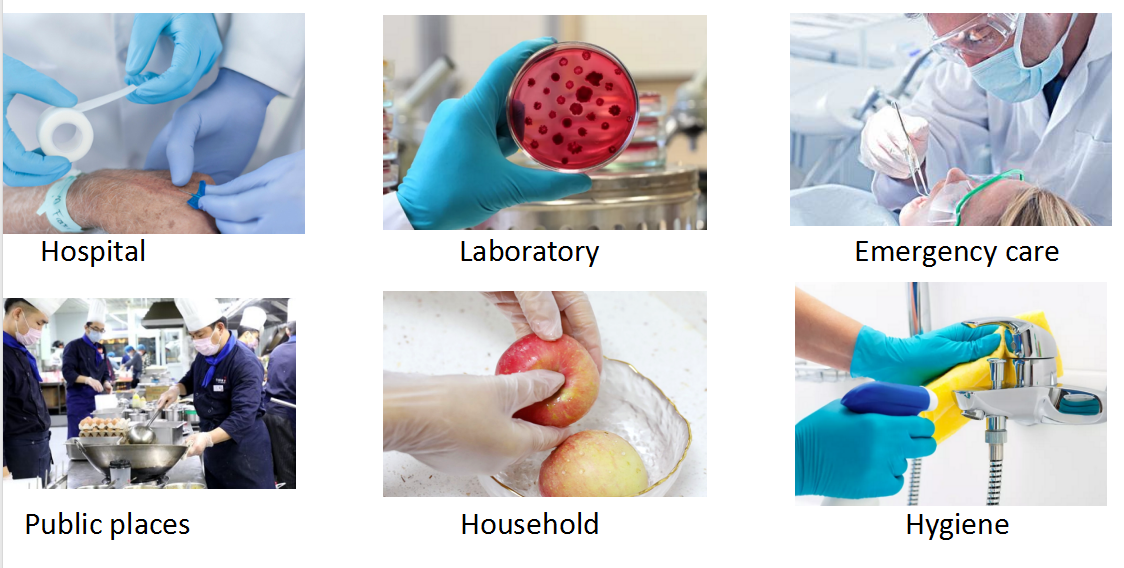 विनाइल पीवीसी दस्ताने vinyl pvc gloves