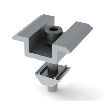 China Factory Aluminium Mid End Clamp for Solar Panel Mounting Brackets