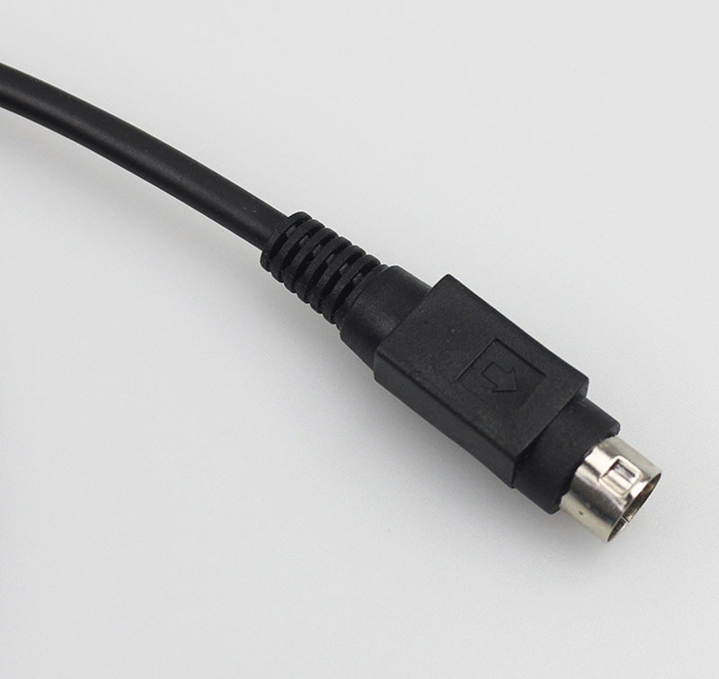 High Quality Factory Manufacture Unibody  1M/2M Stereo  4pin/8pin/13pin Mini Din Cable