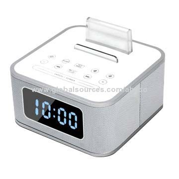 New NFC Wireless Bluetooth Speakers with USB Charger, Alarm Clock, FM Radio, Smart LCD