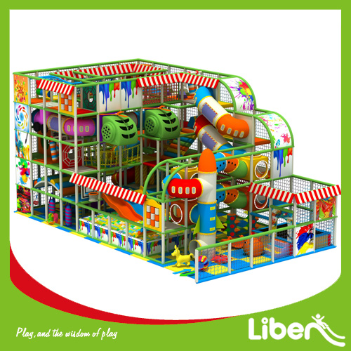 Indoor amusement playground for children infant nursery student