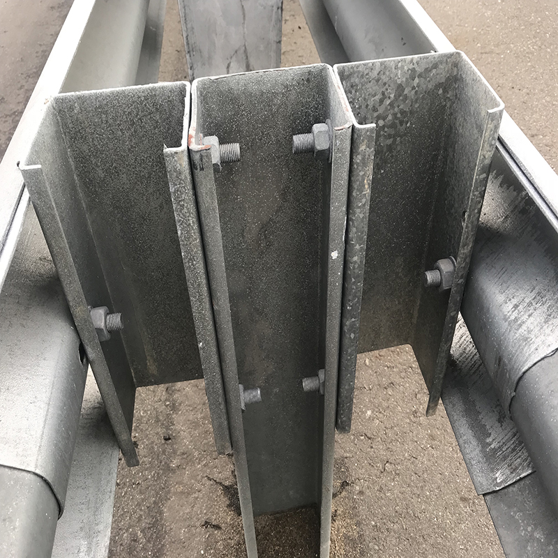 highway crash barrier C post