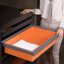 Leather Drawer Organizer & Fabric Wardrobe Solutions