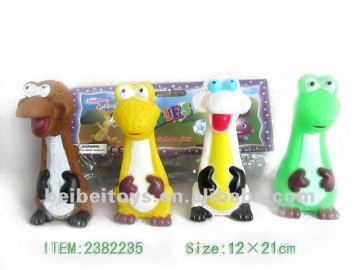 4PCS Mini Vinyl Animal Toy/ Squeeze Toy / Float Toy