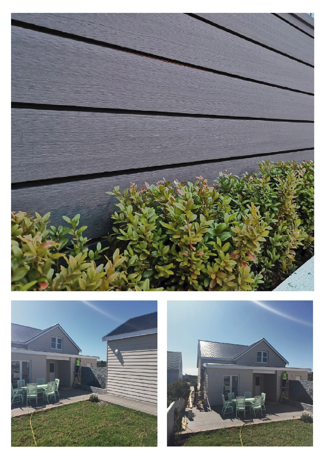 2021 Hot Sales Exterior Garden Screen Wood Plastic Composite Co-Extrusion WPC Material Wall Panel Siding Cladding