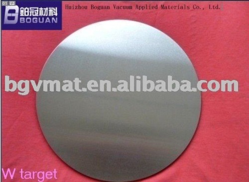 Tungsten sputtering target