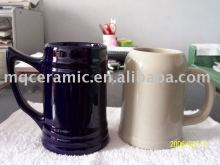 Stoneware beer mug