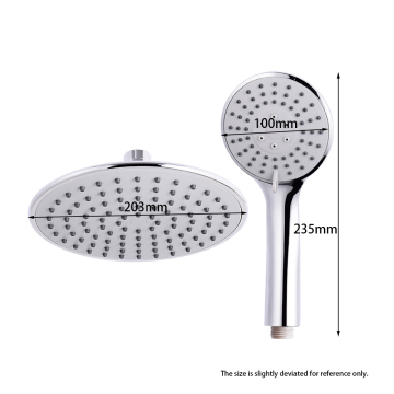 Dokour Flush Celing Shower Head Rain Mount