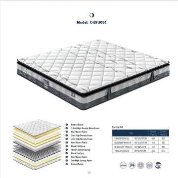 Bonnel spring coil Mattresses hotel apartment king mattess