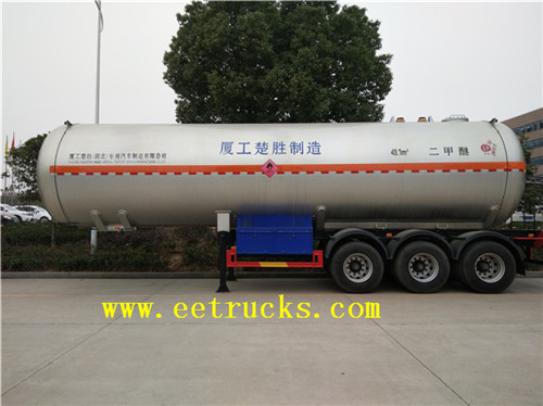 49cbm 25ton ruwa mai ruwa ammonia tanker semi trailers