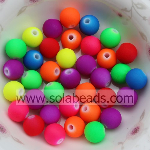 Lots of 8mm Acrylic Plastic Round Smooth Imitation Swarovski Beads