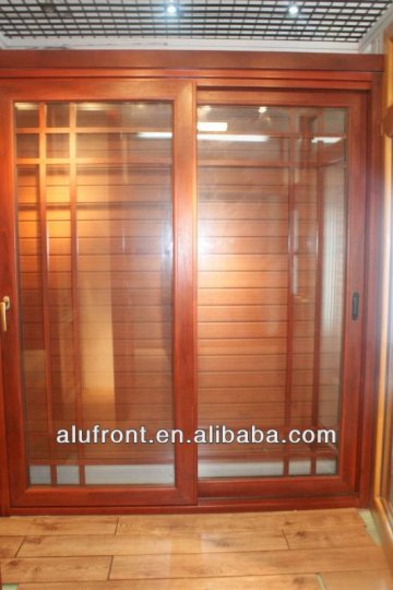 Aliminum and Wood Cladding Sliding Door