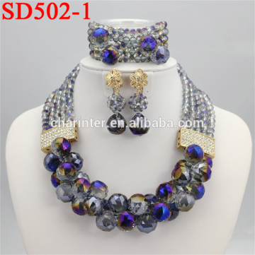 fashion African crystal beads jewelry set(SD502) fashion heavy jewelry set