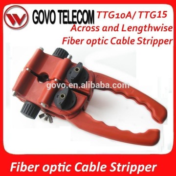 Across and Lengthwise Fiber optic Cable Stripper / Slitter /Cable Cutter TTG10A/ TTG15