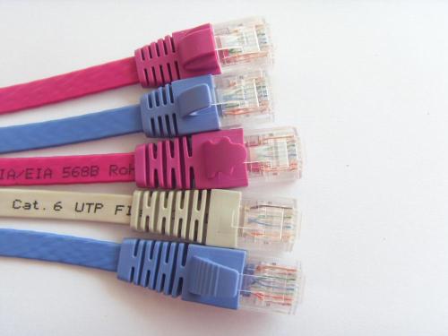 UTP Cat6 επίπεδη Patch καλώδιο RJ45