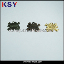 Engraved small custom metal jewelry tags