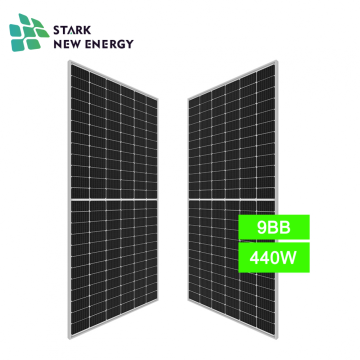 Paneles solares fotovoltaicos de panel solar HalfCut 400W 9BB