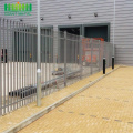 Low price used steel palisade fence for garden