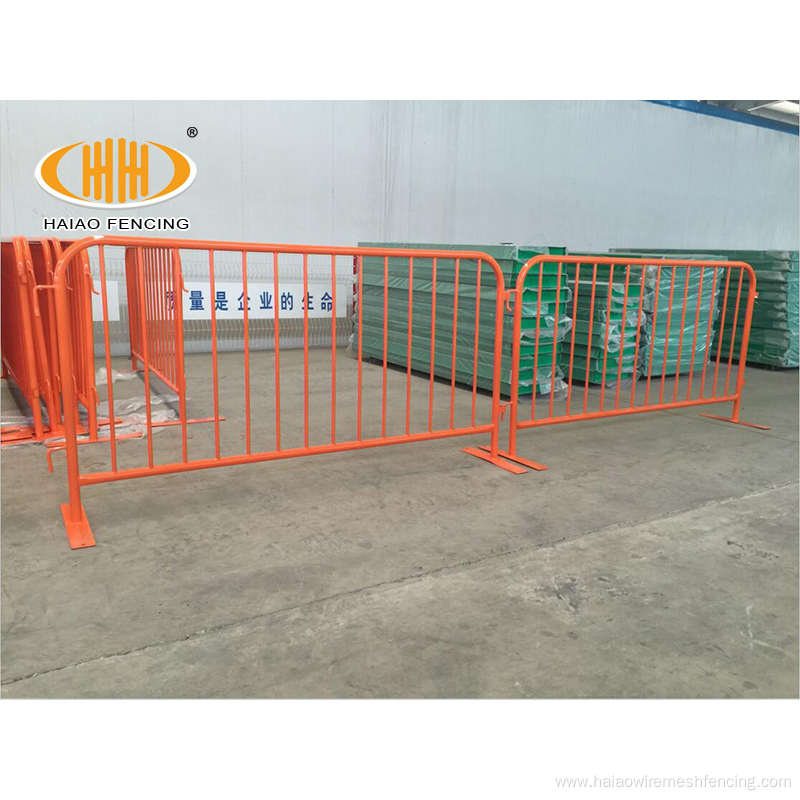 removable road crowd control barricade