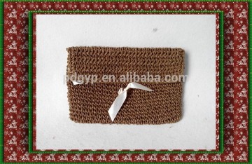 Exquisite Paper String Crochet Promotional Cosmetic Bag