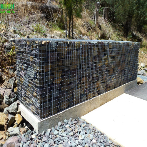 Keranjang Gabion Gabion Putih Galvanis