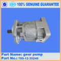 Komatsu gear pump 705-12-35240 WA420-3 wheel loader قطع الغيار