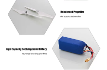 Small Drone With Bait Fishing Attachment