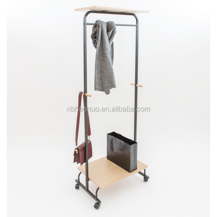 Nordic hot sale creative simple personality metal floor detachable coat rack
