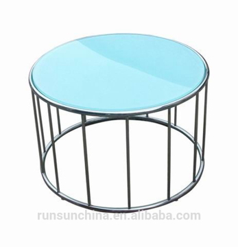 SJ-096 clear lucite round coffee tables