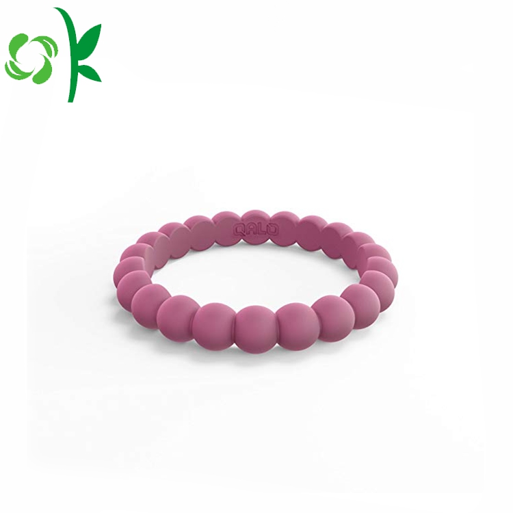 Red Bead Silicone Ring