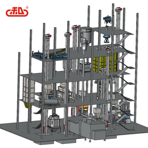 Concentrated Feed Line For Animal Feed Manufacturing