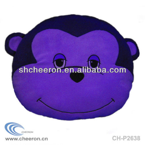 Plush monkey cushion pillow