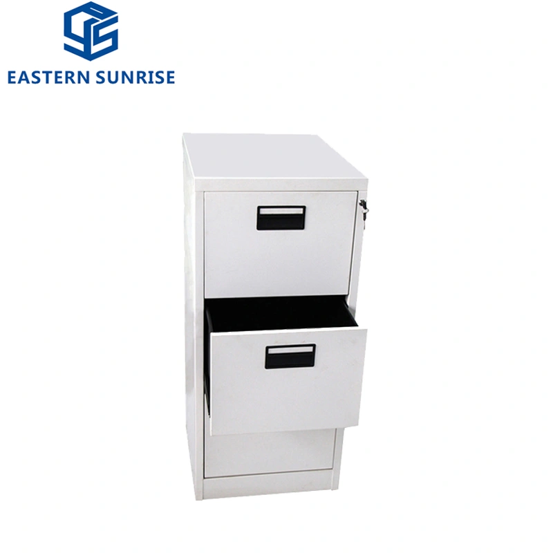 White Color Office Use 3 Drawer Table Filing Metal Storage Pedestal Cabinet