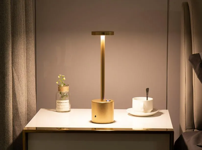 Elegant Eye-Caring Bedside Lamp for Cozy Relaxation Spaces