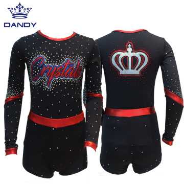 Strass em azul e branco Cheer uniformes baratos